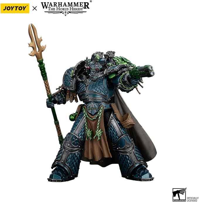 JOYTOY Warhammer The Horus Heresy Alpha Legion Alpharius, Primarch of The XXth Legion - 1:18 Scale 7.5in Action Figure Mecha Joy Toy Collection Model