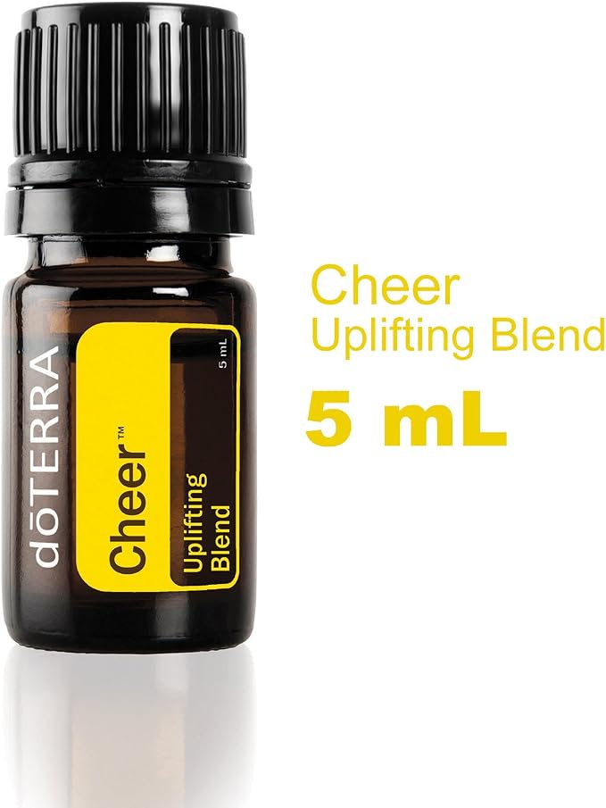 doTERRA Cheer Essential Oil Uplifting Blend - 5 mL, Promotes Optimism and Happiness, Counteracts Negative Emotions
