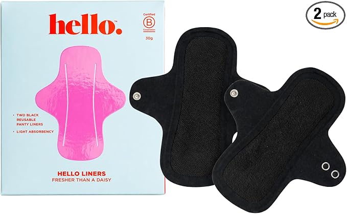 Reusable Panty Liners Fresher Than A Daisy 2 Pack Ultra Thin Leakproof Quick Wick Dry Gusset Technology Washable Oeko TEX Certified Breathable Adjustable Snap Fasteners Women Essentials