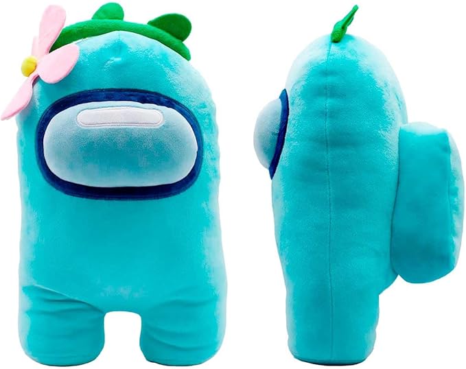 Among Us Mega 12″ Plush Aqua (Flower) – Officially Licensed Oversized Kids & Collector Plush Toy