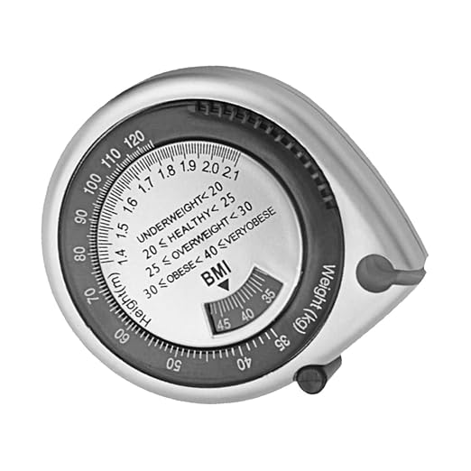 Holibanna BMI Tape Measure 1.5m Retractable for Fitness Tracking Composition Analysis