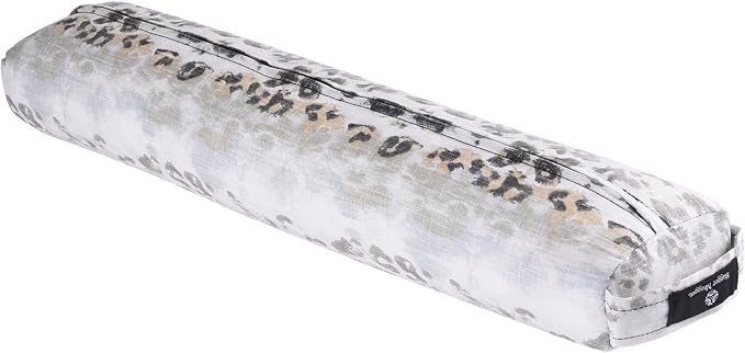 Hugger Mugger Pranayama Yoga Bolster - Very Firm, use Under Length of Spine for Deeper Breathing or Under Ankles, Handmade in The USA