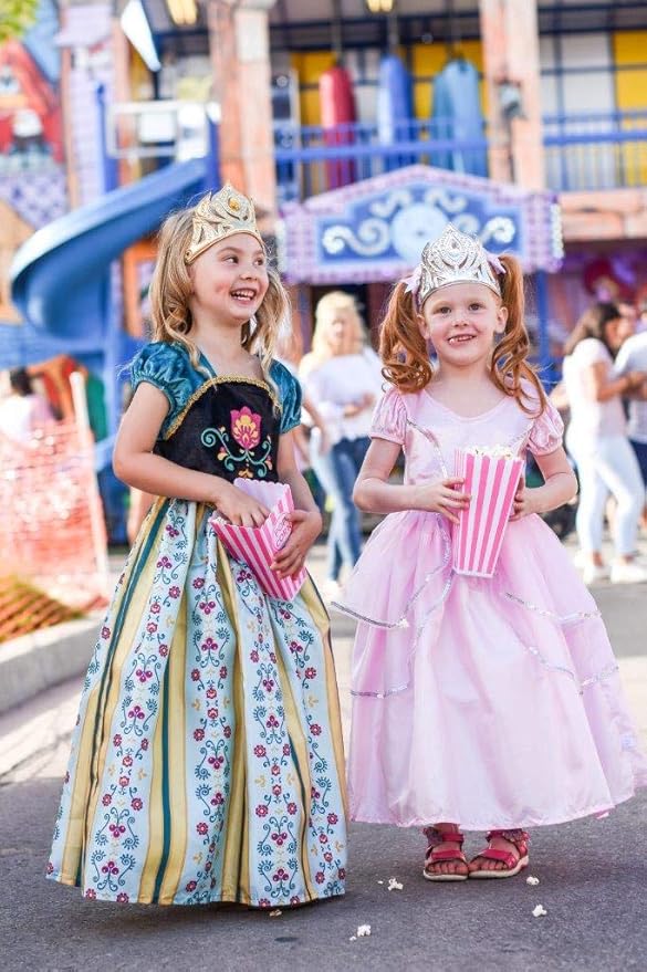 Little Adventures Royal Pink Princess Dress Up Costume for Girls