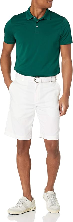 Amazon Essentials Men's Moisture Wicking Golf Polo Shirt, Short Sleeve, Slim-Fit, Quick-Dry, Active Wear