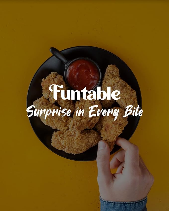 Funtable Korean Fried Chicken Sauce - Sweet, Spicy & Tangy, 13.4 oz | Sticky Glaze for Wings, Nuggets and BBQ; Ready-to-Use Dipping and Cooking Condiment Inspired by Authentic K-Food Flavors