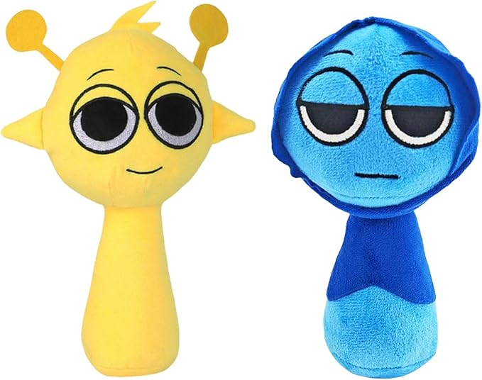 Sprunky Plush, Simon Plushies Cute Stuffed Animals Pillow Plush Figure Sprunky Toys Doll Fun Gifts for Kids Adult Playtime Christmas Birthday(Yellow)