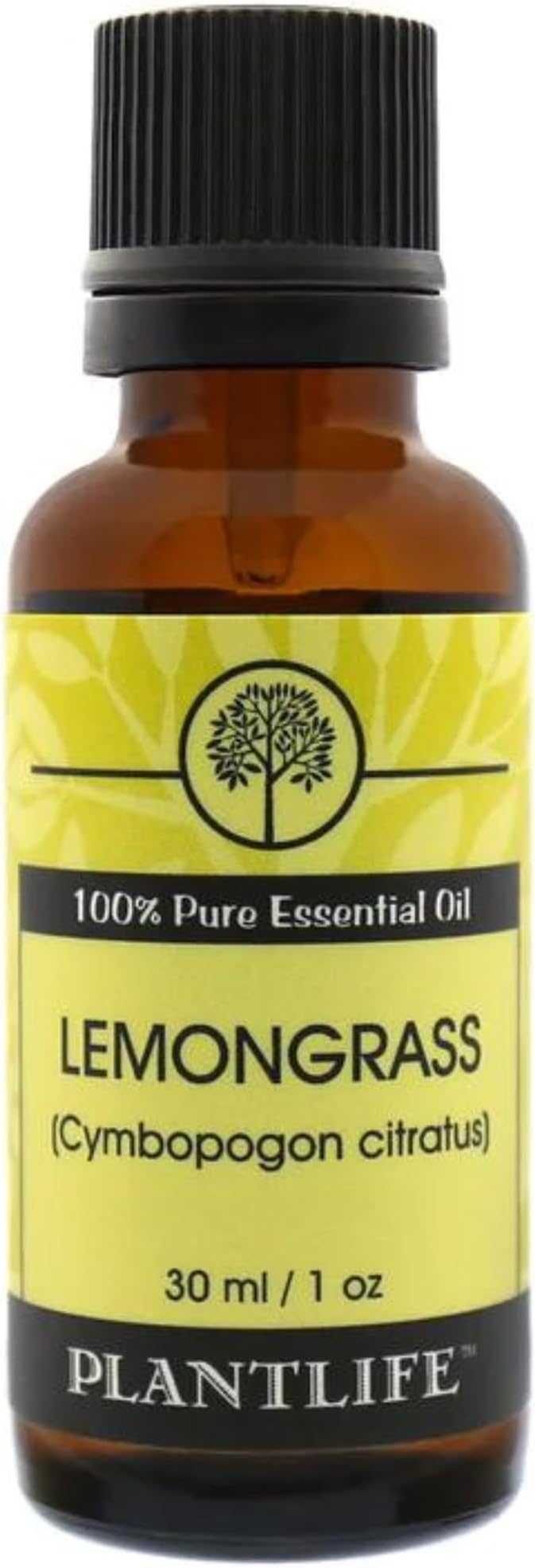 Plantlife Lemongrass Aromatherapy Essential Oil - Straight from The Plant 100% Pure Therapeutic Grade - No Additives or Fillers - 30 ml