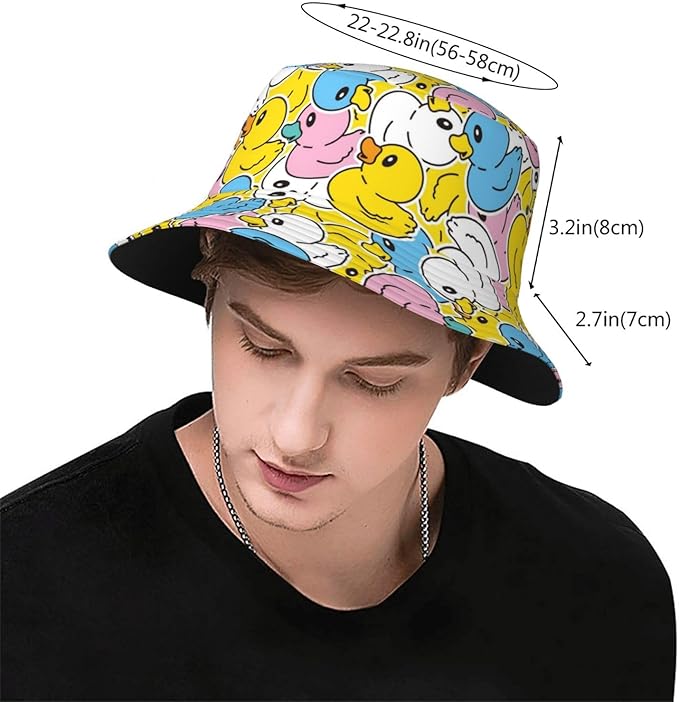 Bucket Hats Fashion Sun Cap Packable Outdoor Fisherman Hat for Women and Men