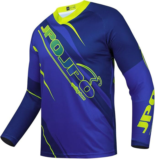 Dirt Bike Jersey for Youth, Kids Mountain Bicycle Shirt Long Sleeve Children Downhill Jerseys for Motorcycle Motocross