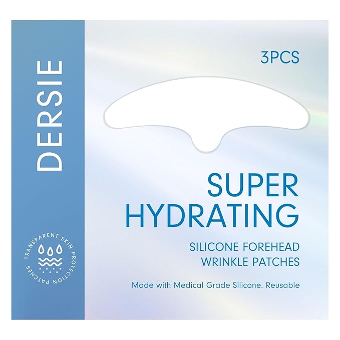 Dersie Silicone Forehead Wrinkle Patches (3 Count (Pack of 1))