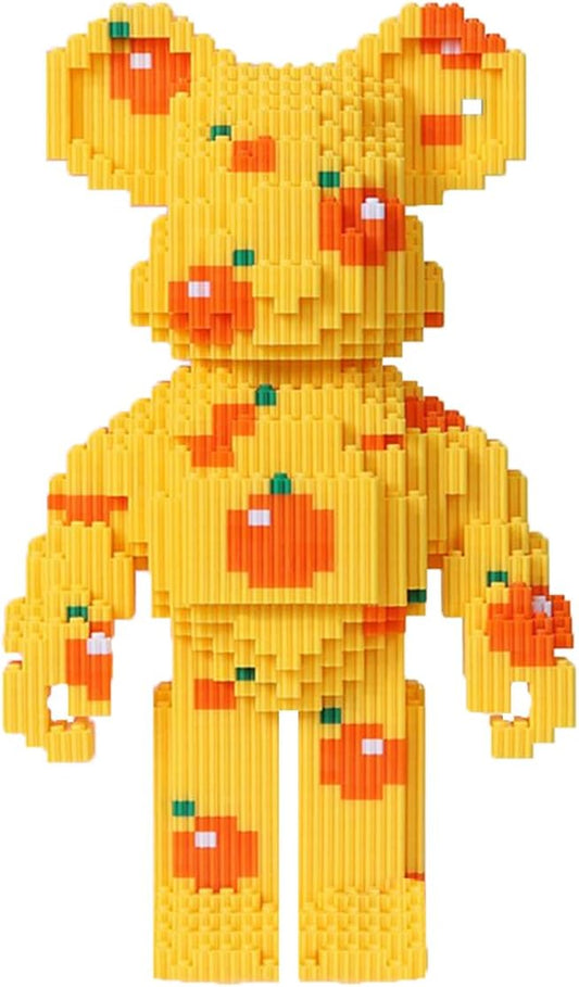 GAMTIM Animal orangeBear Bear Model Set,(4180Pieces) –Ornaments Building Blocks