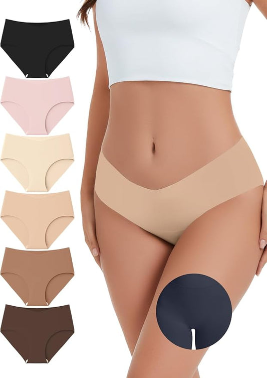 Camel Toe Underwear for Women Seamless Underwear No Show Camel Toe Concealer Invisible Workout Gym Yoga Panties