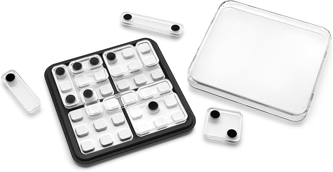 SmartGames Dice Deduction Travel Game Featuring 60 Challenges for Ages 10-Adult | Can You Align The Dice Pieces and Match The Sums?