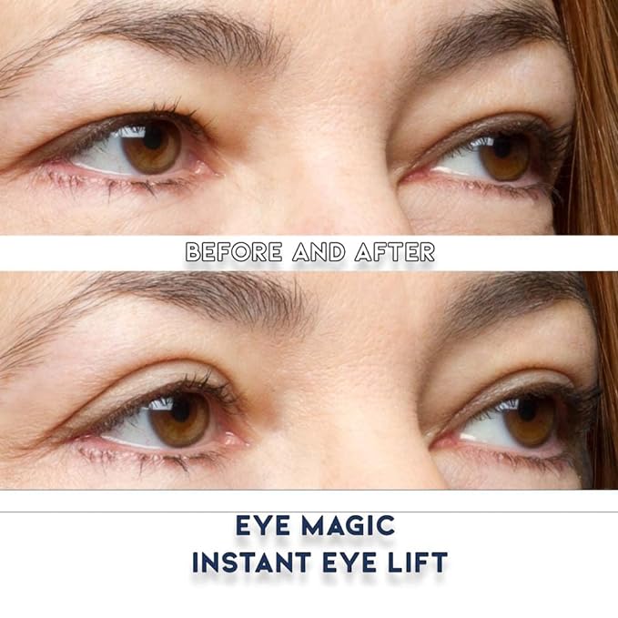 Eye Magic Premium Instant Eyelid Lift (L/XL-Refill). Look Younger Instantly | Made in America - Lifts and Defines Droopy, Sagging, Hooded Eyelids For A Youthful Look