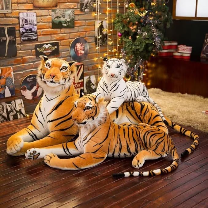 Tiger Stuffed Animal - Stuffed Tiger Plush Toy（14 inches-Excluding The Tail