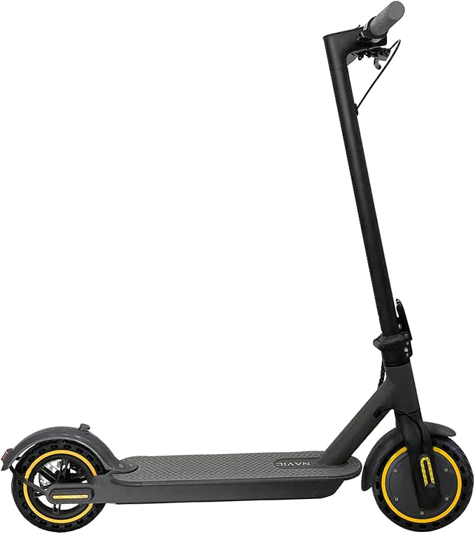 NAVIC Electric Scooter with Dual Suspension/Braking, 350W/500W Motor, 19/22 Mph,Max 22/25/27/49Miles Range, Foldable E Scooter for Adults with App