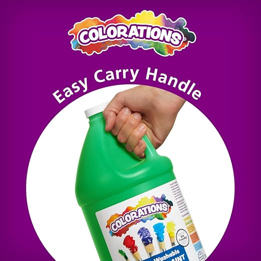 Colorations Simply Tempera Paint, 11 Gallon Set In Vibrant Colors, Matte Finish, Classroom Supplies, Non Toxic, School, Craft, Art Supply Set, Stock Up On Bulk Paints For School