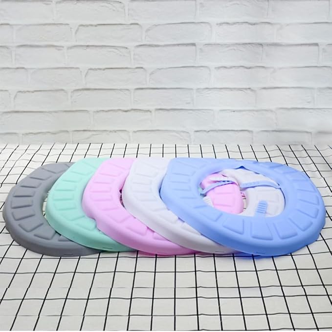 Silicone Toilet Seat Cover Decorative Mat Waterproof Thicken Mat Supplies for Home Bathroom Showering Decoration Mat