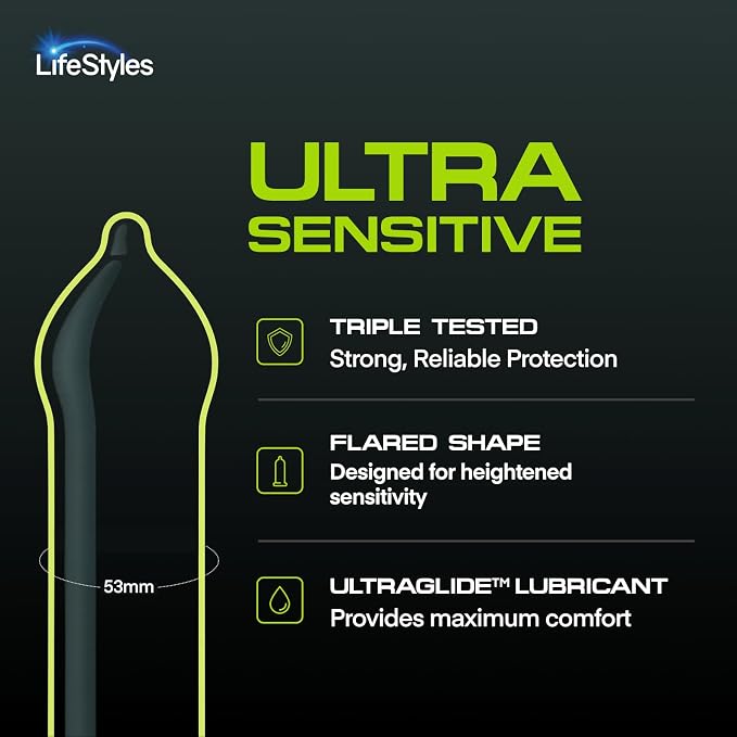 LifeStyles Variety Pack Natural Rubber and Lubricated Latex Condoms, 144 Count, Triple Tested (Pack of 1)