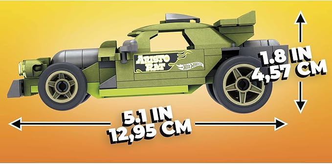 Hot Wheels Mega Construx Aristo Rat Construction Set, Building Toys for Kids