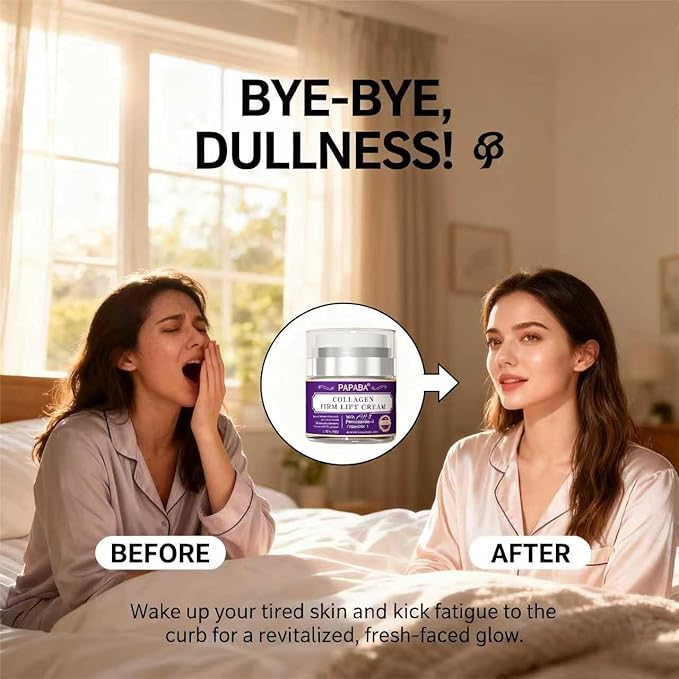 Instant Face Lift Cream Neck Firming Tight Moisturizer Women Men- Collagen & Tripeptide AH-8 Updated Formula For Eye Décolleté Firming Cream for Visible Tightening -Sensitive Skin - Day & Night