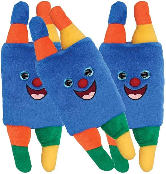 3 Pack Simchat-Torah Plush Torah Toy for Kids 14" Tall Colorful Stuffed Torah Figure for Sukkes Simchat Tora Happy Torahs for Upsherin Kids Judaica Gift
