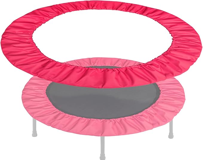 Mini Trampoline Spring Cover 36 38 40 45 60inch Small Trampoline Pad Replacement 3 Layers Thickened & Widened, 800D Tear-Resistant Oxford Cloth, fit Indoor Trampoline for Toddlers