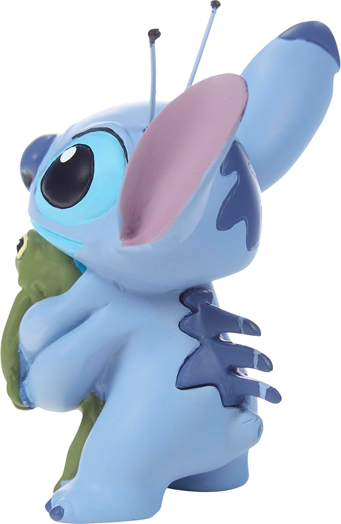 Precious Moments Stitch & Frog Mini Figurine | Lilo & Stitch | Disney Collectible Gift