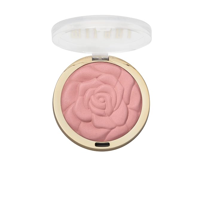 Milani Rose Blush, Powder Blush for Cheeks, Cruelty Free Makeup - Shape, Contour & Highlight Face for a Natural Matte Finish -Romantic Rose