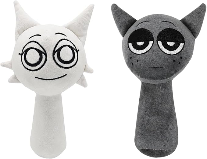 Sprunky Plush, Gray Wenda Sprunky Plushies Cute Stuffed Animals Pillow Plush Figure Sprunky Toys Doll Fun Gifts for Kids Adult Playtime Christmas Birthday 2 Pcs