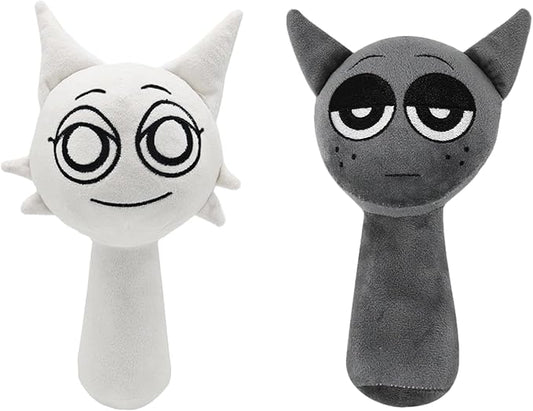 Sprunky Plush, Gray Wenda Sprunky Plushies Cute Stuffed Animals Pillow Plush Figure Sprunky Toys Doll Fun Gifts for Kids Adult Playtime Christmas Birthday 2 Pcs