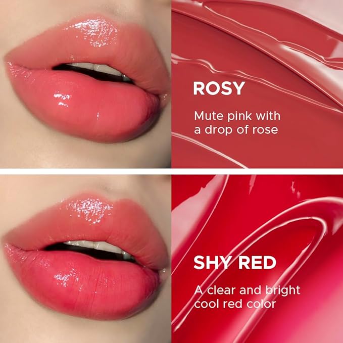 Primera Lip Retinol Serum Tube #Shy Red | Tinted Hydrating Lip Oil & Gloss, Korean Lip Stain made with Collagen, Long-lasting Plumping & Moisturizing Lip Care Serum (0.24 oz / 7g)