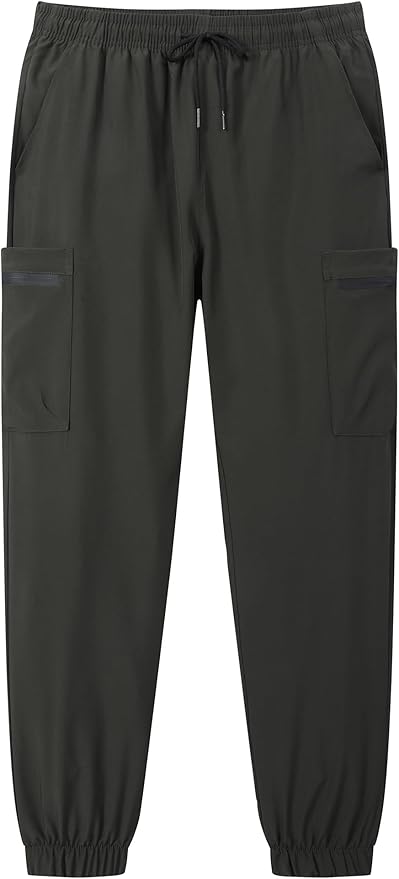 Boys Quick Dry Cargo Pants Kids Hiking Pants Toddler Lightweight Joggers Sweatpants