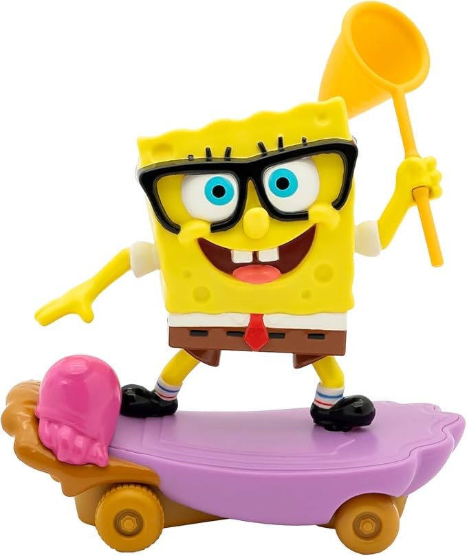 SpongeBob SquarePants Jelly Fishin' Gliders Spongebob, Skating Action Figure, Ages 3+