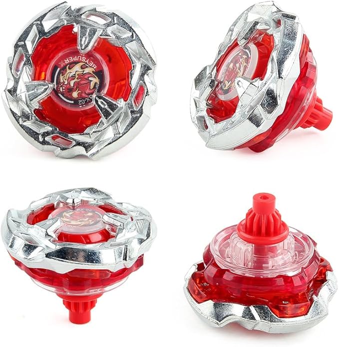 Battling Set, Spinninning Top Burst Toy Combat Battling Game Set, Spinning & Launchers, Bey Stadium, Greats Birthday Gift for Boys, 5 Spinning Tops