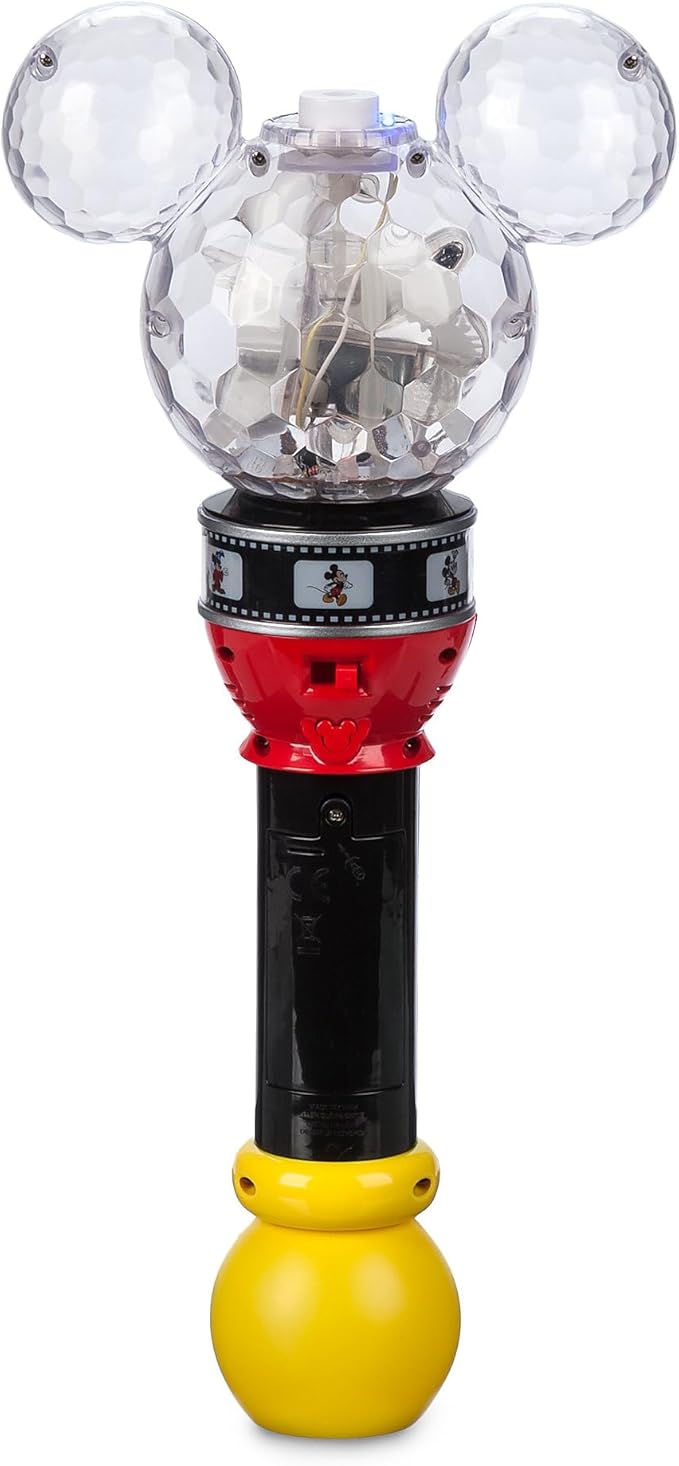 Disney Store Official Mickey Mouse Film Strip Light-Up Bubble Wand - Perfect for Kids & Fans, Authentic Design, Ideal for Outdoor Play & Parties, Durable & Safe for All Ages