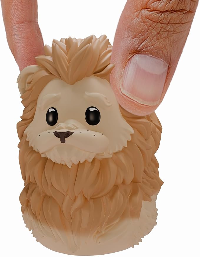 TUBBZ Mini: Wicked for Good - Cowardly Lion Cosplaying Rubber Duck Vinyl Figure – Official Collectible for Fans of Wicked