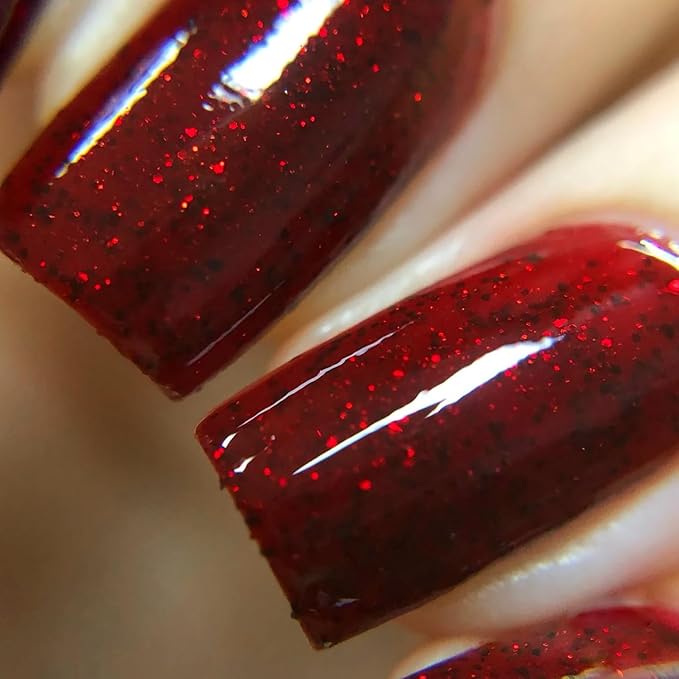Major Dijit Quick Dry Nail Polish Rose Red Summer Nail Lacquer for Nail Art Regular Nail Polish 0.41 fl oz.