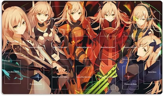 New Girl Playmat Sky Striker Ace - Raye CCG TCG Trading Card Game Mat + Free Bag (ZD014-487-A)