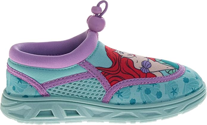 Girls Character Water Shoes Frozen Minnie Mouse Paw Patrol Moana Sesame Street & Little Mermaid Slip-On Aqua Socks Quick Dry Beach Pool Shoes Sizes: 3-4 Infant 5-10 Toddler 11-12 Little Kid