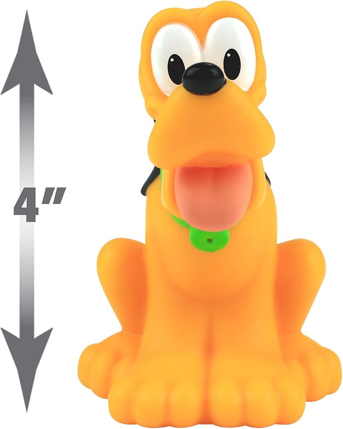 Disney Junior Mickey Mouse Bath Toy Set, Includes Mickey Mouse, Donald Duck, and Pluto Water Toys, Kids Toys for Ages 3 Up by Just Play