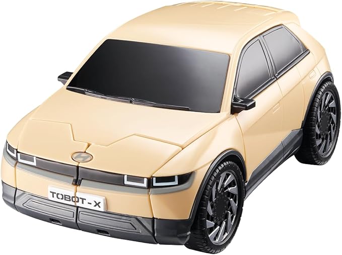 New TOBOT, TOBOT X, Youngtoys Transforming Collectible Vehicle to Robot, Heroes Animation Character Toys for Kids 3 and up Transform Toys Cars, Large Size 9-inch