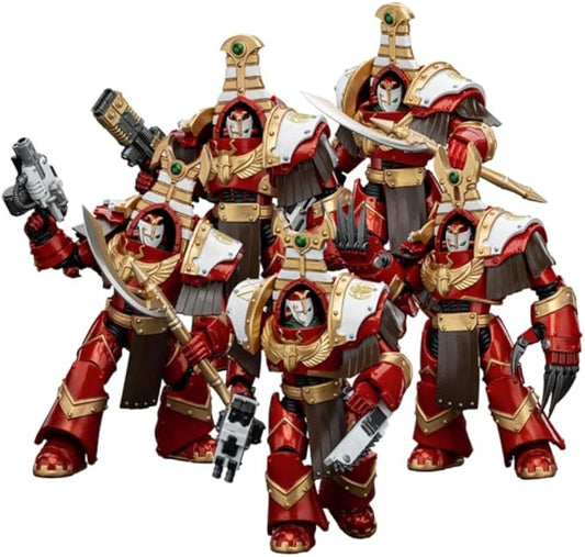 JOYTOY Warhammer 40K Thousand Sons 5Pcs Sekhmet Terminator Cabal 1:18 Scale Action Figure Mecha Joy Toy Collection Model 5.35in