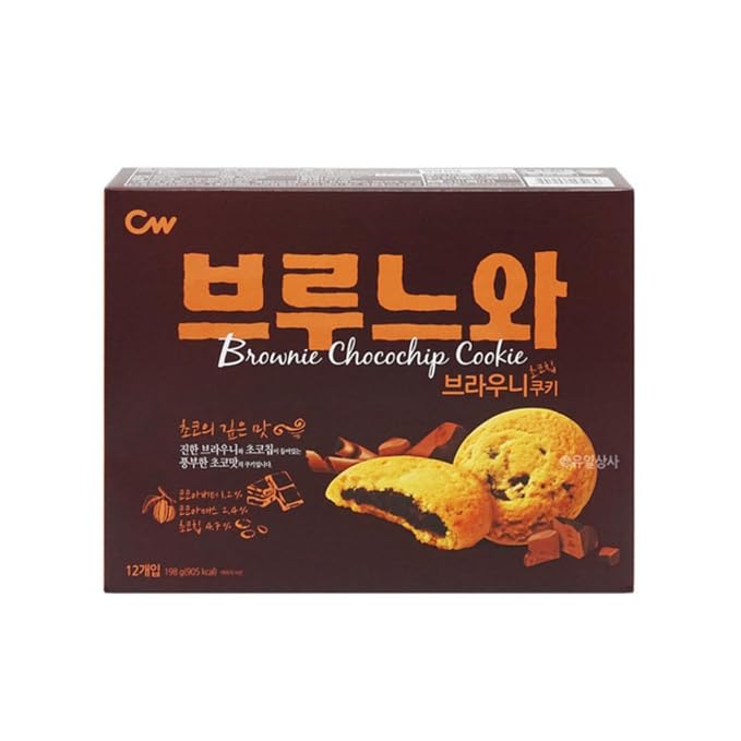 Gong Jooo MaMa CW(Chung Woo) Korean Chewy Filled Rice Cake Cookie Variety Gift Box (BRONOIR 12)