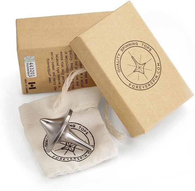 ForeverSpin Titanium Spinning Top - World Famous Spinning Tops