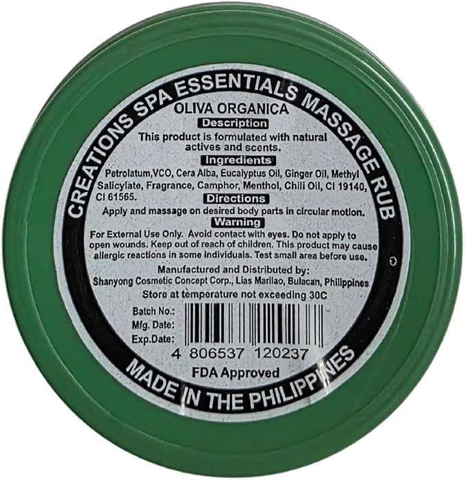 Massage Rub, Oliva Organica, 50g (2)