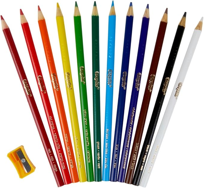 Crayola Colored Pencils Classpack (240ct), Bulk Colored Pencils for Kids, 12 Colors, Coloring Supplies, Must Have Teacher Classroom Essentials for School