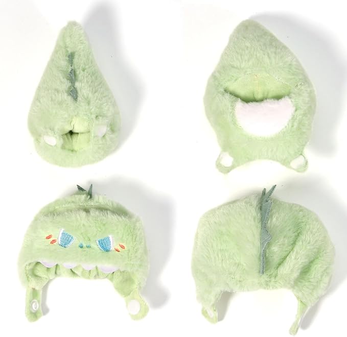 AICase for 17cm Doll Dinosaur Clothes/Outfit,Clothing Set for 17cm Doll,2 Piece Set Hat Clothing,Boys and Girls Stylish Adorable Clothes Accessories-03