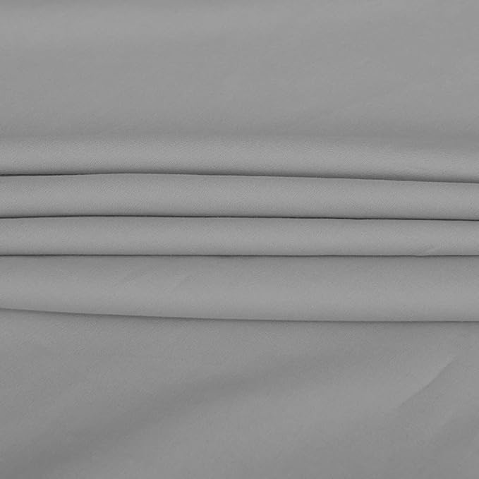 NHNHN 2 Pack Fitted Sheet-Deep Pockets-Soft Microfiber-Easy Care-Shrinkage and Fade Resistant-Fitted Sheets Twin Size-2 Sets of Fitted Sheets (Twin?2 Pcs, Grey)