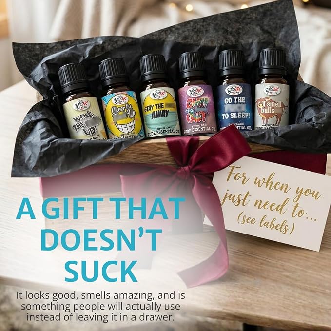 Wild Essentials Wake The F Up Essential Oil Blend, Uplifting Energizing Aromatherapy Oil for Diffusers, 100% Pure, Crafted in USA
